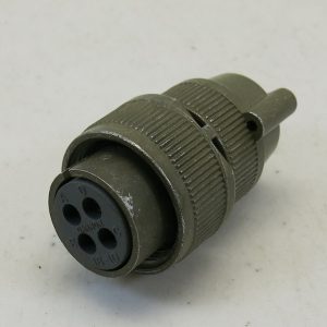 MS3106R18-10S, Connector, 4 Pin, Female, Solder Cup