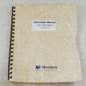 Microdyne 1420-I Series Instruction Manual