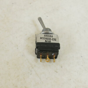 MS24655-231, Toggle Switch, SPDT, On/Off