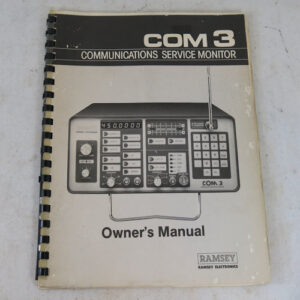 Ramsey, COM3, Owners Manual