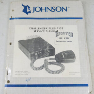Johnson, Challenger PLUS 7152 Service Manual