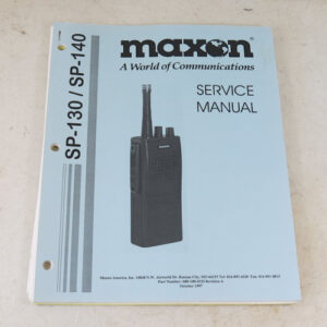 MAXON, SP-130,SP-140, Radio Service Manual