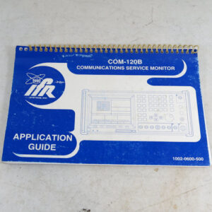 IFR, COM-120B Service Monitor, Application Guide