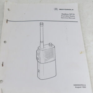 Motorola, Radius SP10, Service Manual