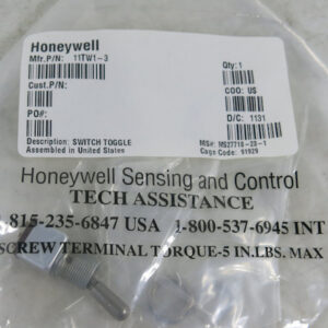 11TW1-3, Toggle Switch, On/Off, SPDT